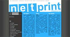 Desktop Screenshot of netprint.cz