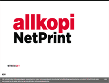 Tablet Screenshot of netprint.no